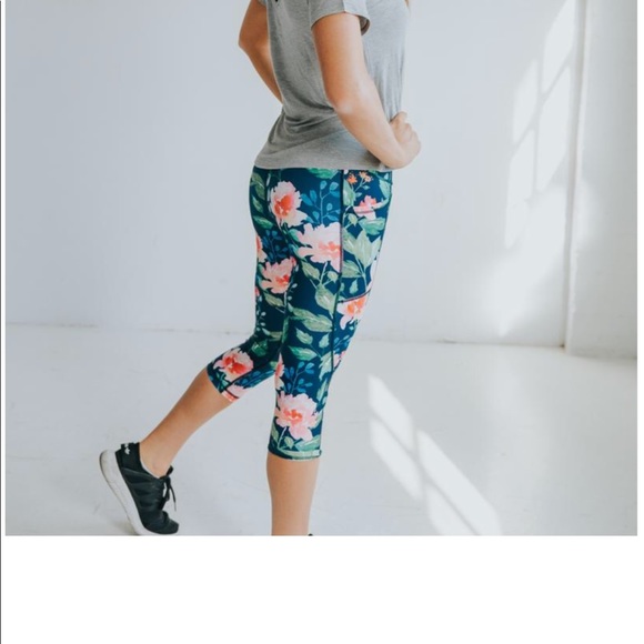 Senita Athletics High Waisted Capri - Bloom - Picture 6 of 8